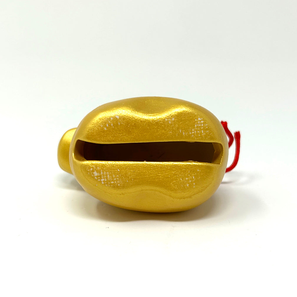 Zodiac (Eto) - Gold Ceramic Bell Dragon
