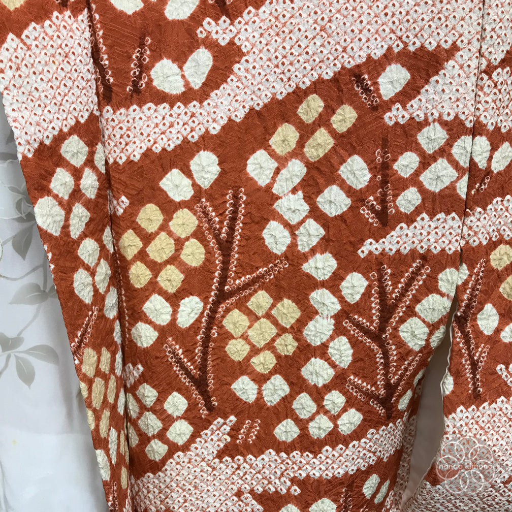 Vintage Haori Kimono - Jumoku Shibori (Tie-dye)