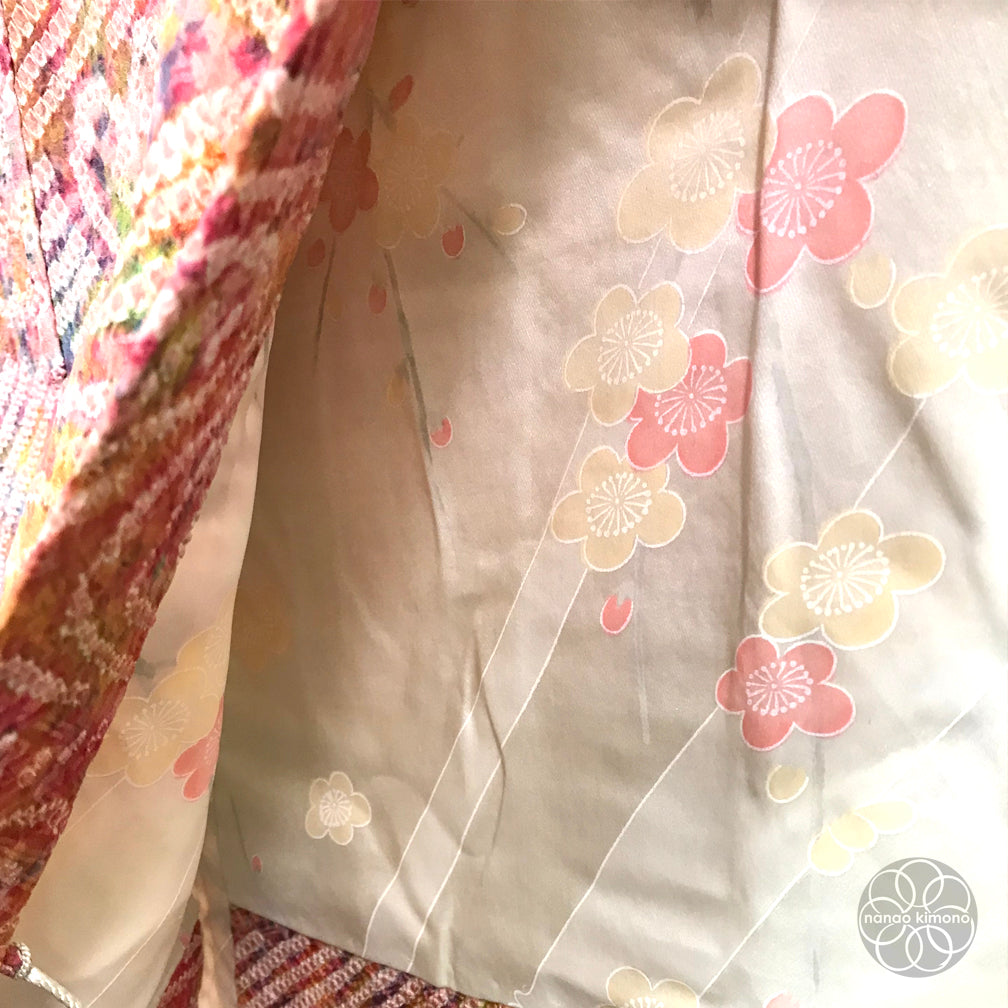 Vintage Haori Kimono - Ryusuiha Shibori (Tie-dye)