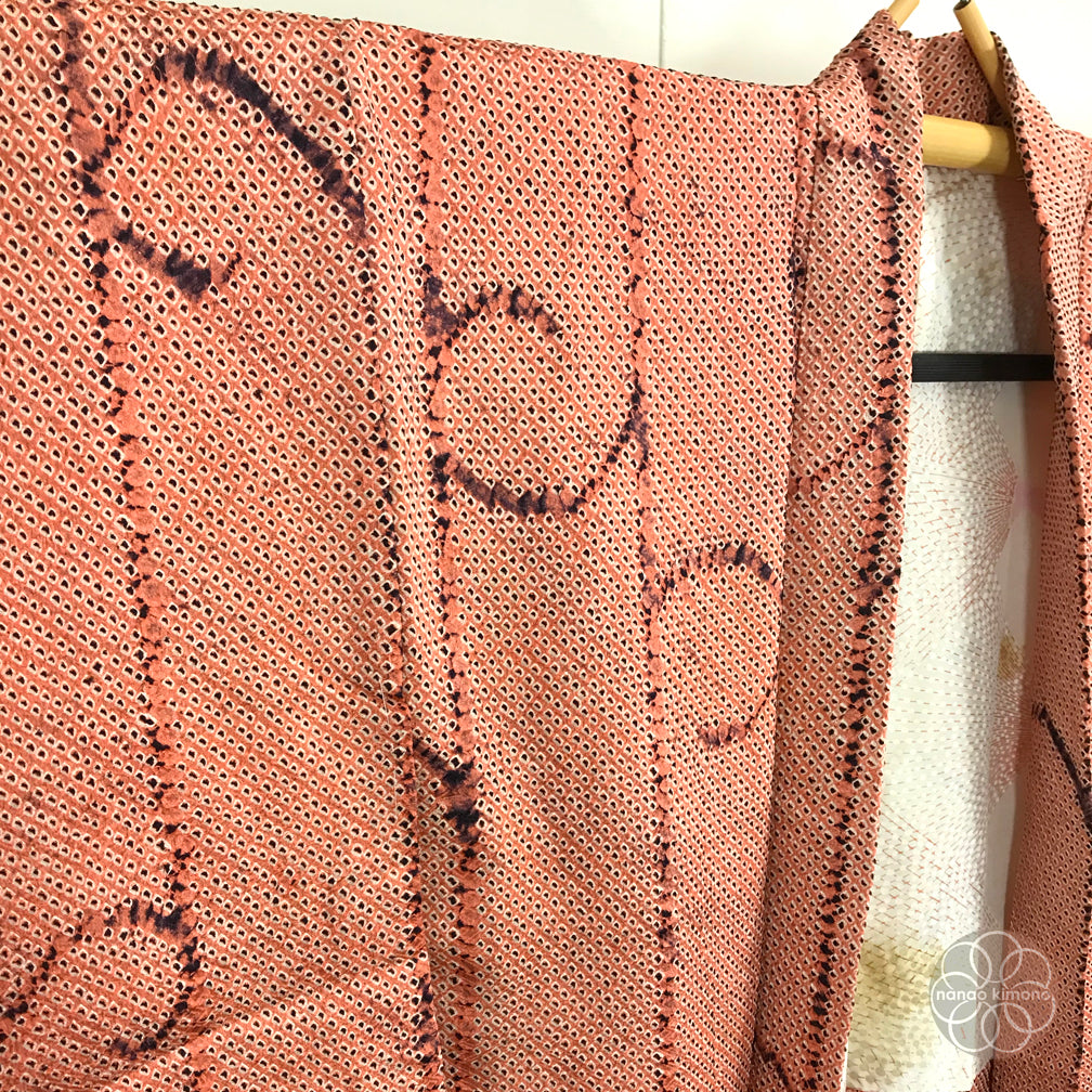 Vintage Haori Kimono - Hanakarakusa Shibori (Tie-dye)