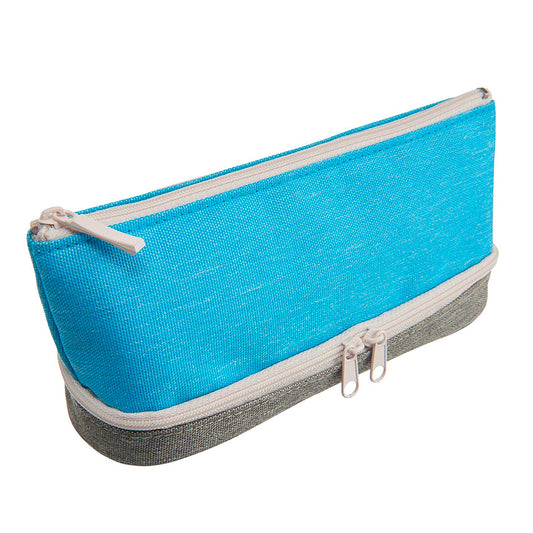 Pen Case -  Two Layered Blue