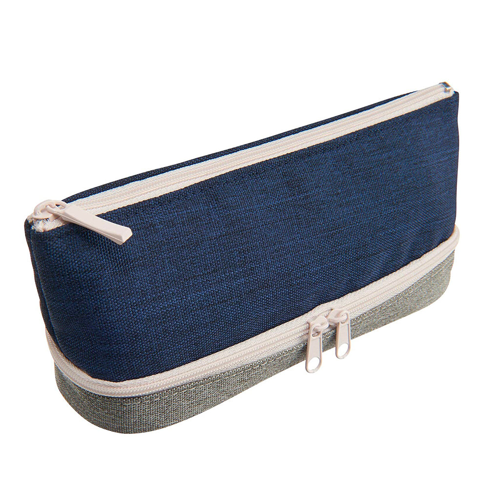 Pen Case -  Two Layered Navy
