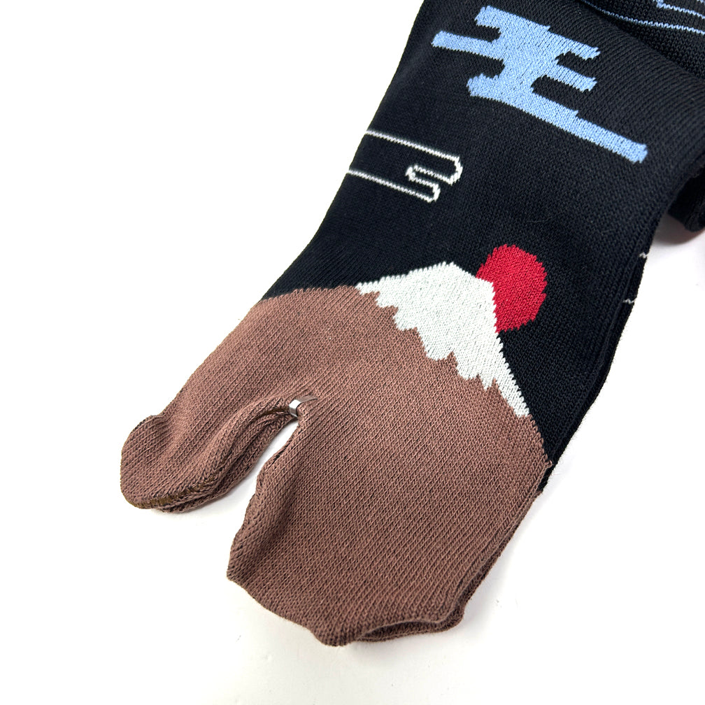 Tabi Socks - Mt. Fuji Black