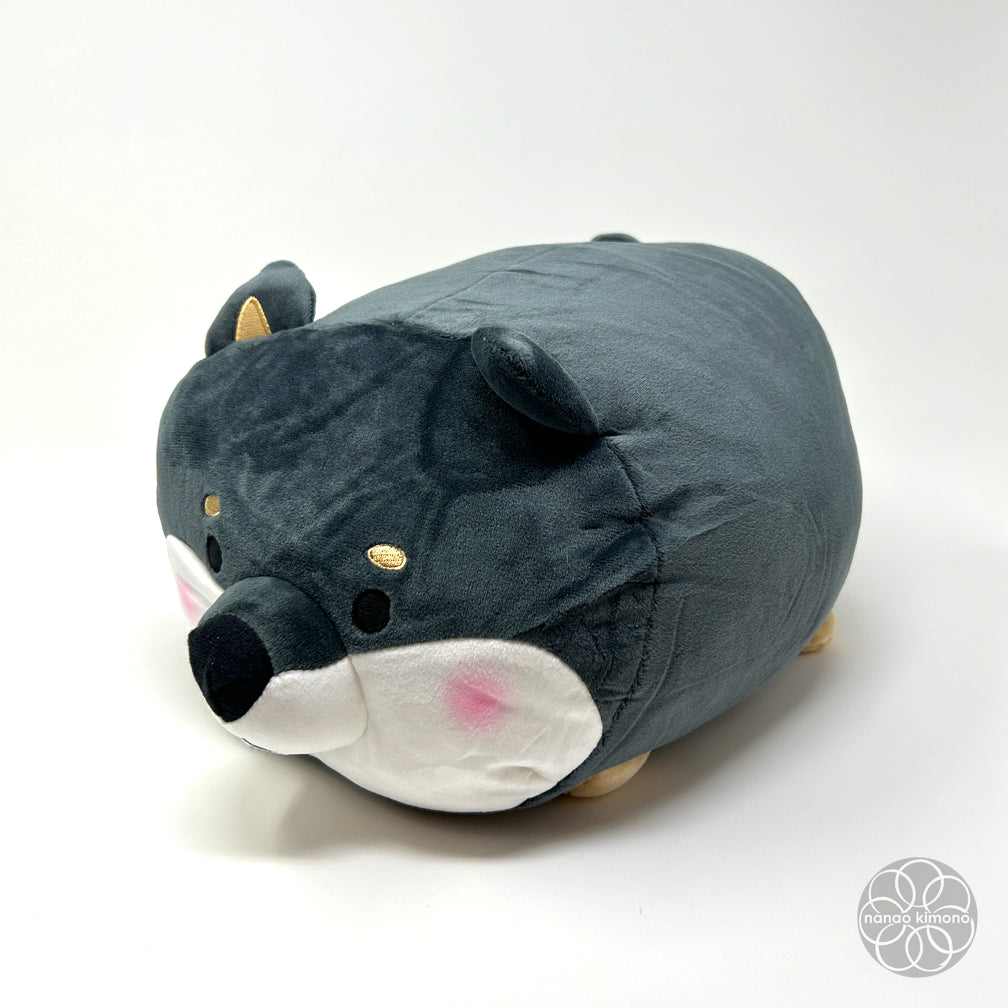 Puffy Stuffed Black Shiba