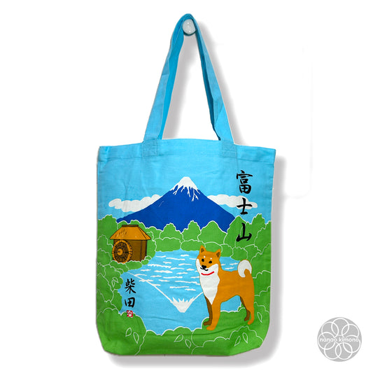 Tote Bag A4 - Shiba Mt. Fuji