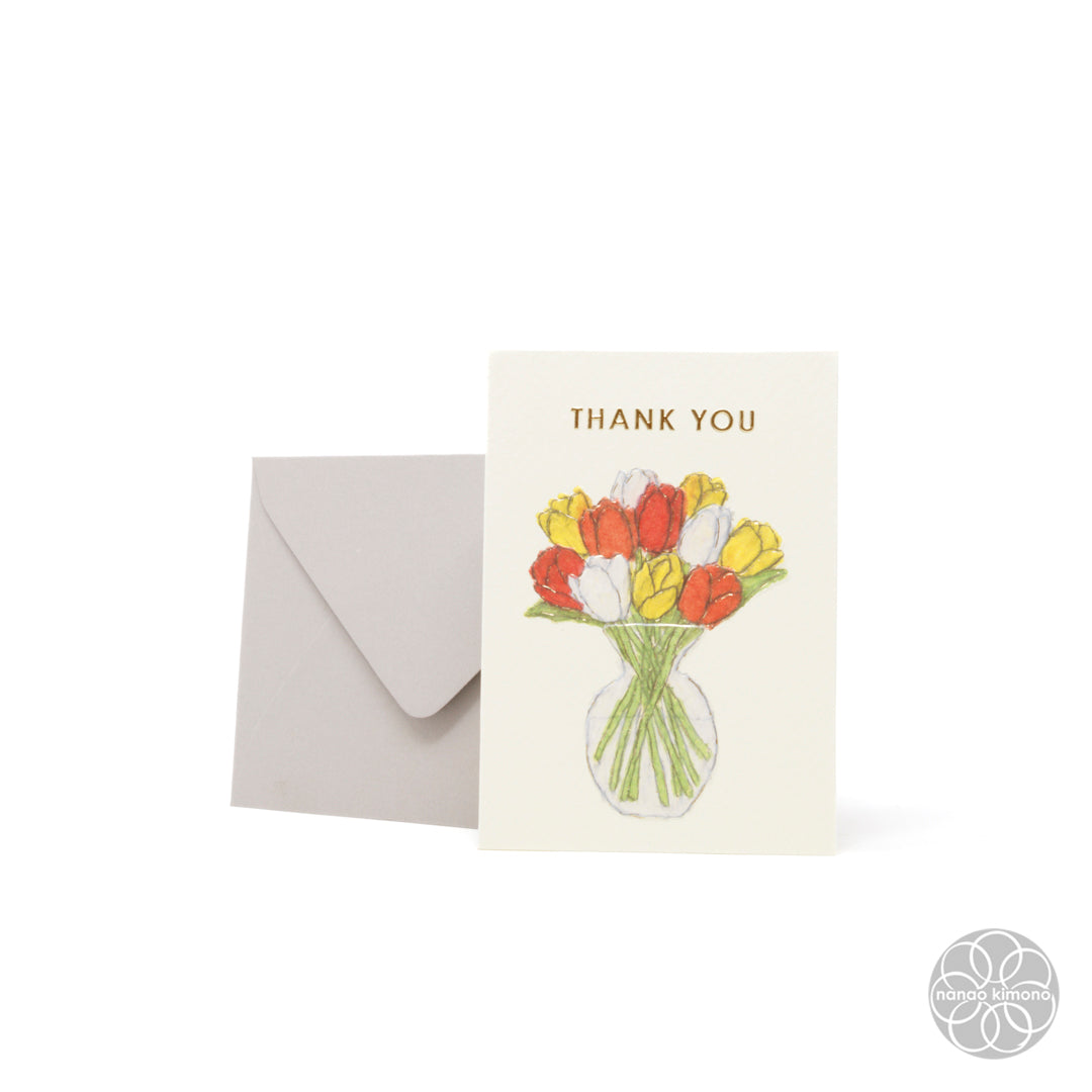 Greeting Card - Flowers Thank You