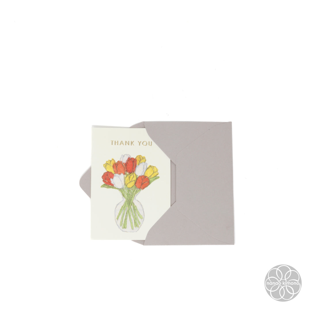 Greeting Card - Flowers Thank You