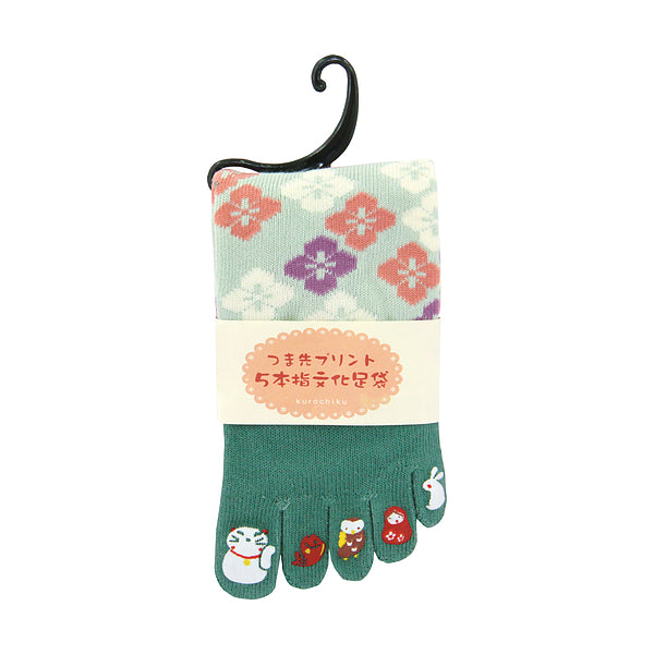 5-Toe Tabi Socks Ladies - Maneki Neko