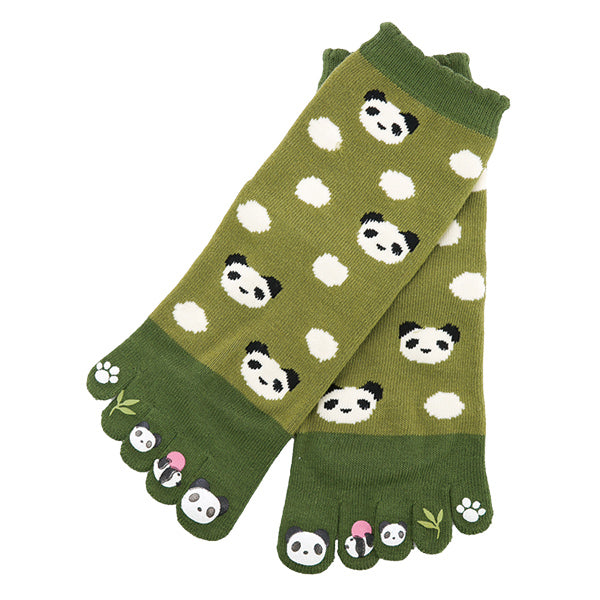 5-Toe Tabi Socks Ladies - Panda