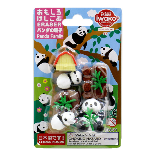 Eraser Set - Panda Family