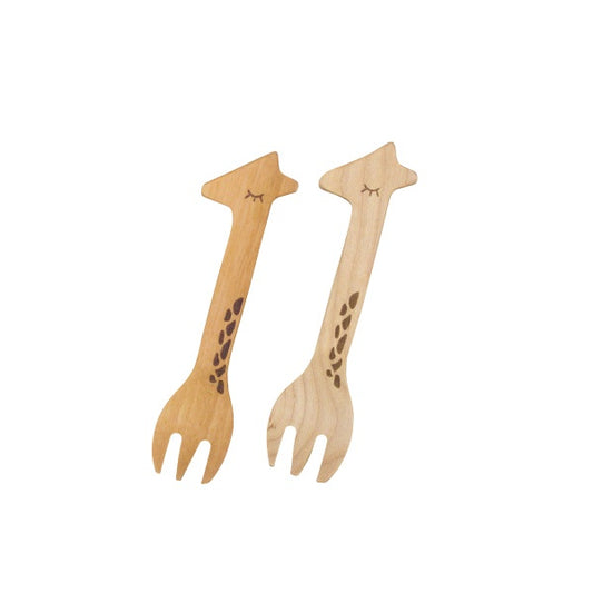 Wooden Fork - Giraffe