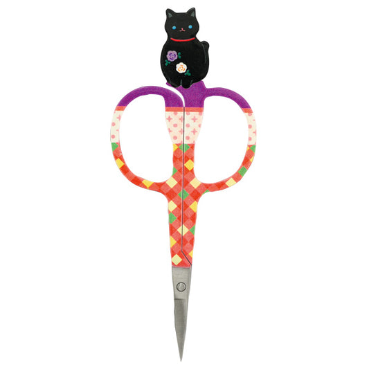 Eyebrow Scissors - Black Cat
