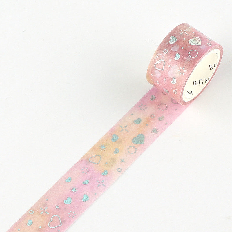 Foil stamping Galaxy Pink Washi Tape - 20mm