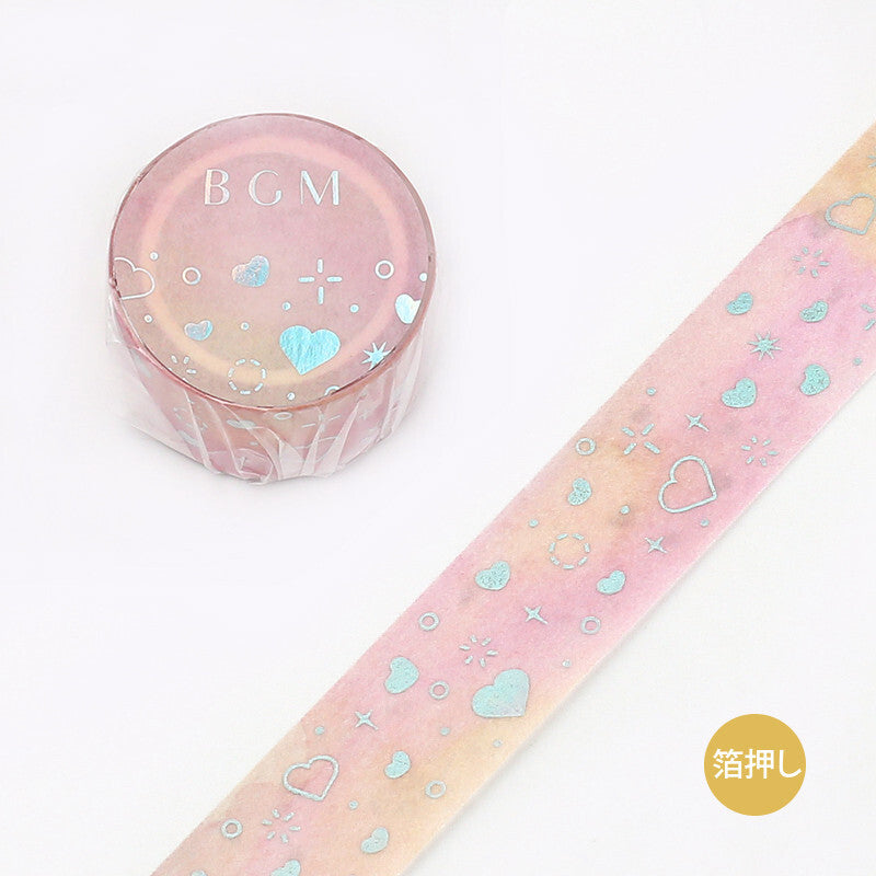 Foil stamping Galaxy Pink Washi Tape - 20mm