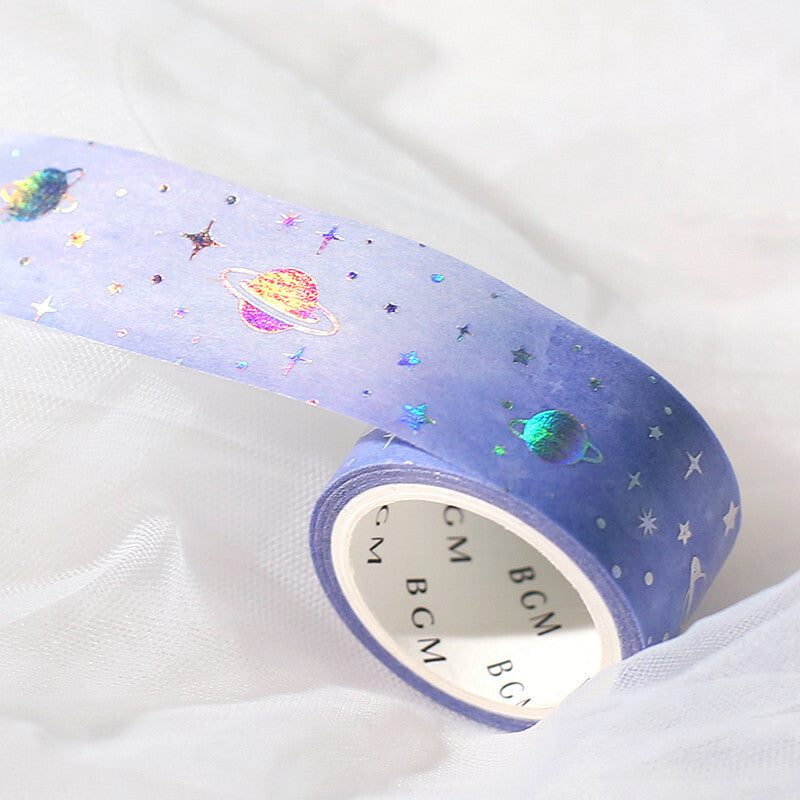 Foil stamping Galaxy Purple Washi Tape - 20mm