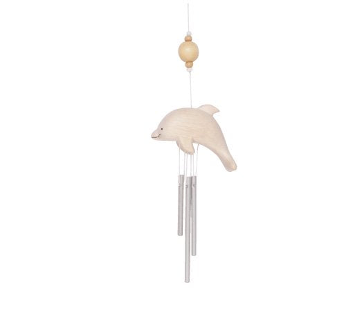 Wooden Animal Wind Chime - Dolphin