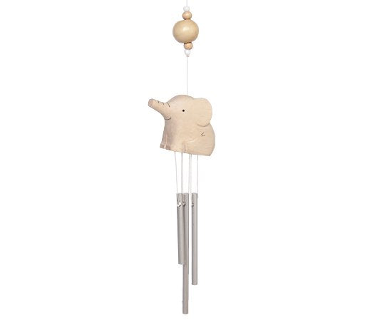 Wooden Animal Wind Chime - Elephant