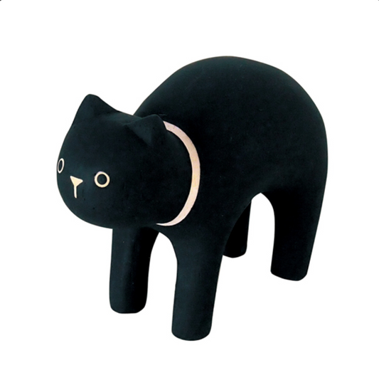 Wooden Animal - Black Cat