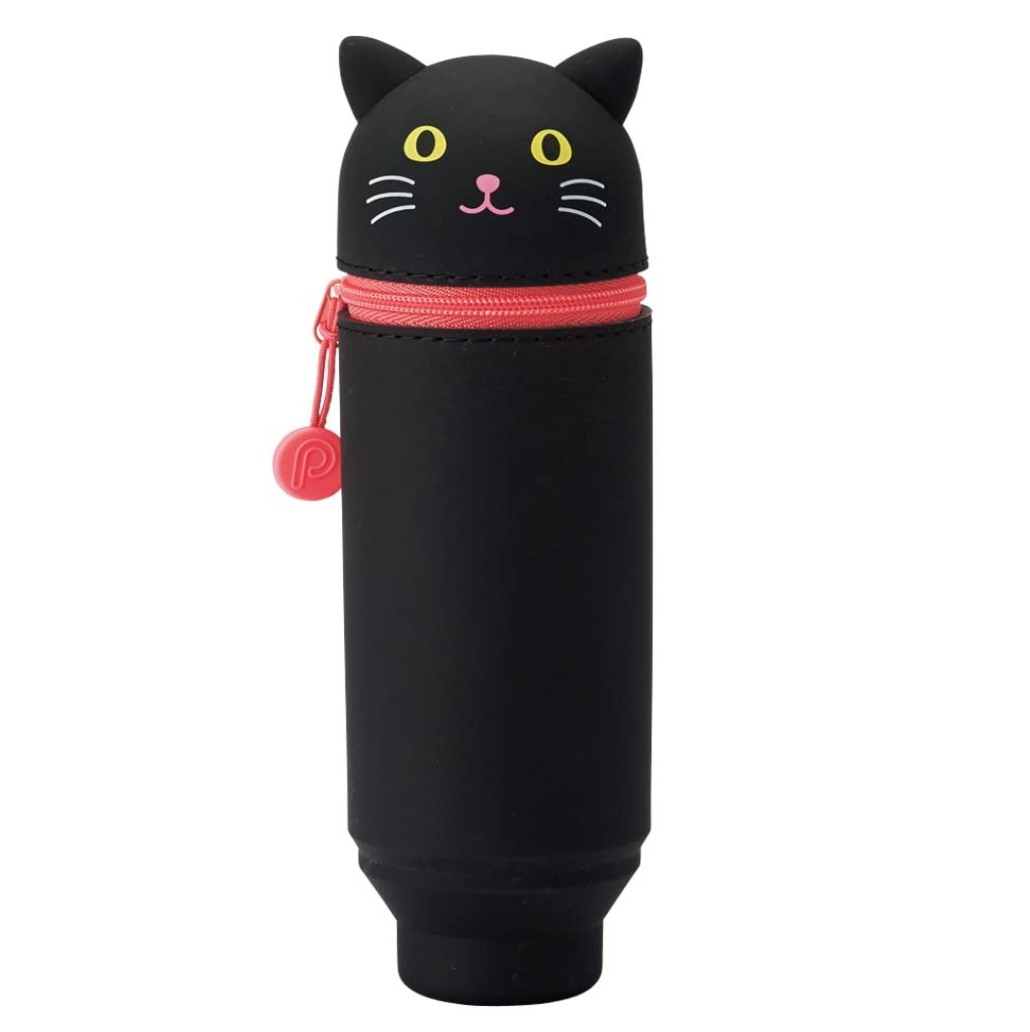 PuniLabo Stand Pen Case - Black Cat