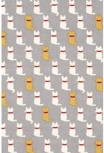 Cat Grey Tenugui Towel