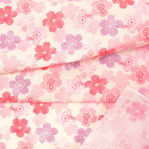 Sakura Ivory Tenugui Towel