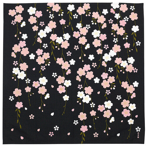 Furoshiki 20"- Sakura Black