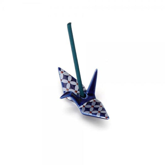 Incense Holder - Crane Blue