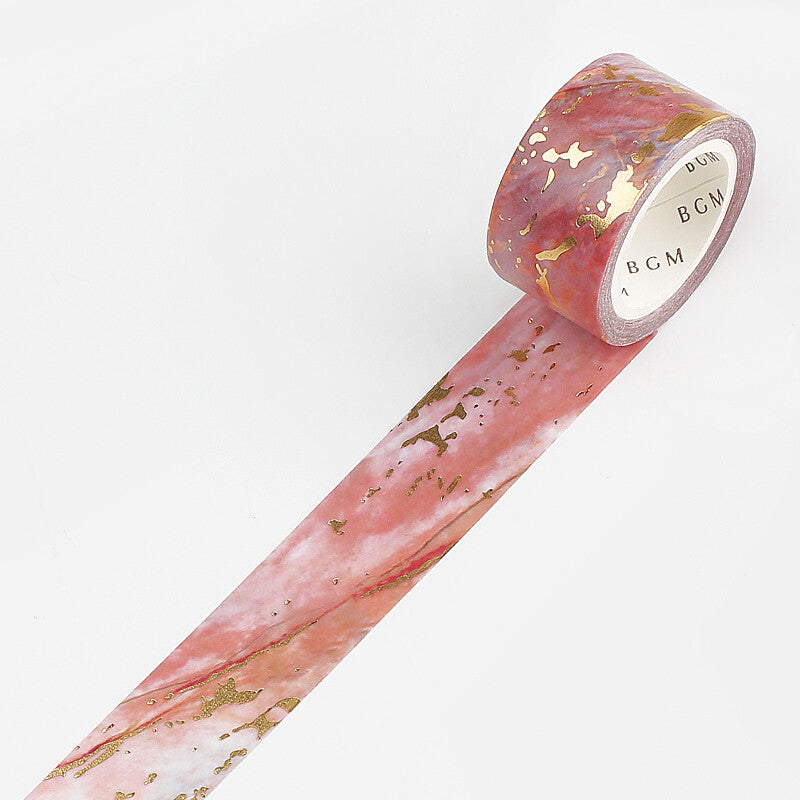 Foil stamping Stone Champagne Washi Tape - 20mm