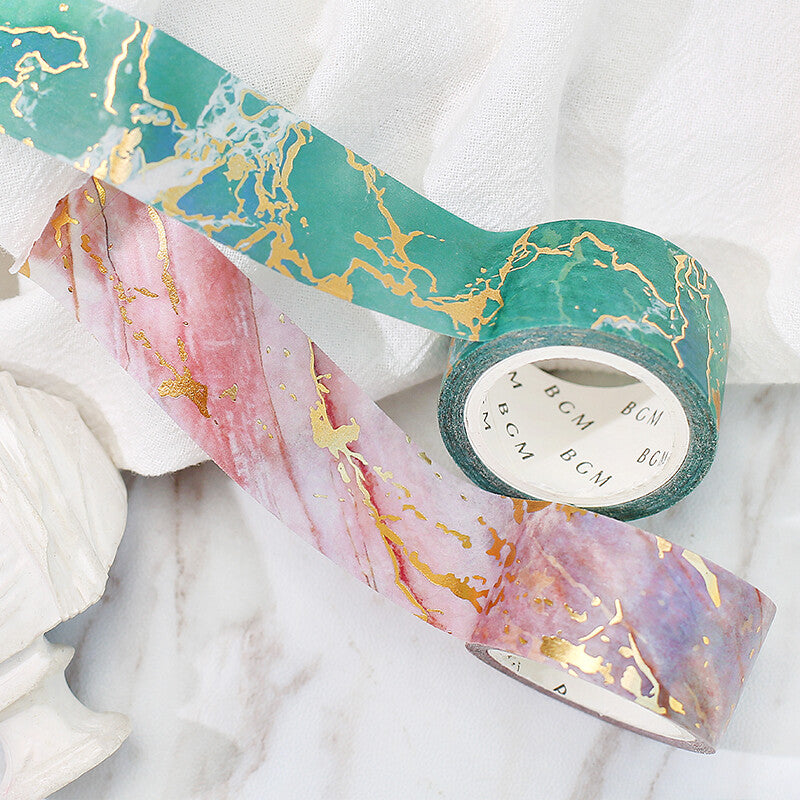 Foil stamping Stone Champagne Washi Tape - 20mm