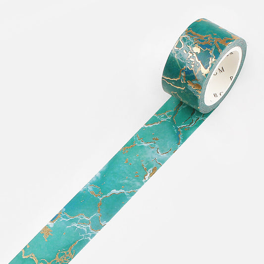 Washi Tape 20mm - Foil Stamping Stone Green