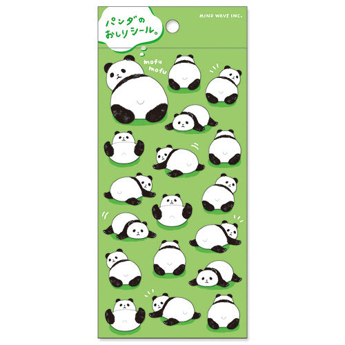 Panda Bum Stickers