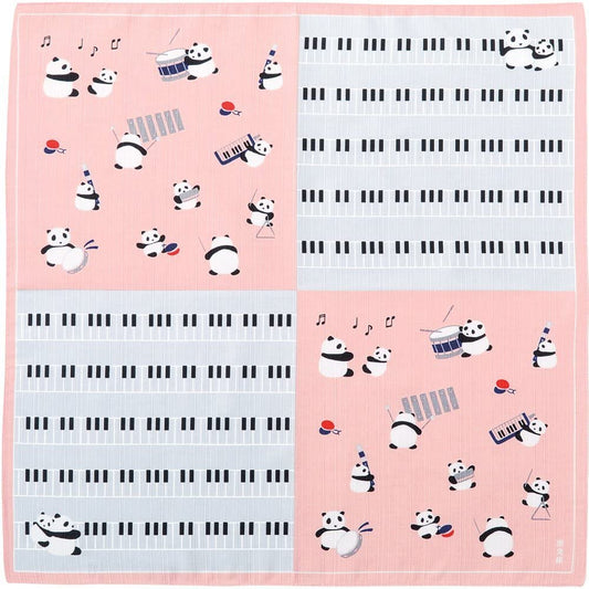 20" Furoshiki Panda Piano Pink