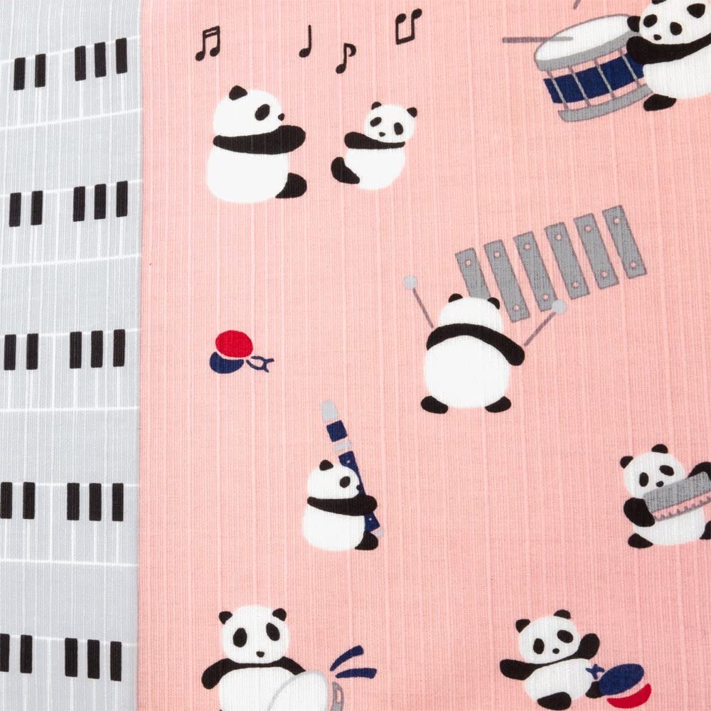 20" Furoshiki Panda Piano Pink