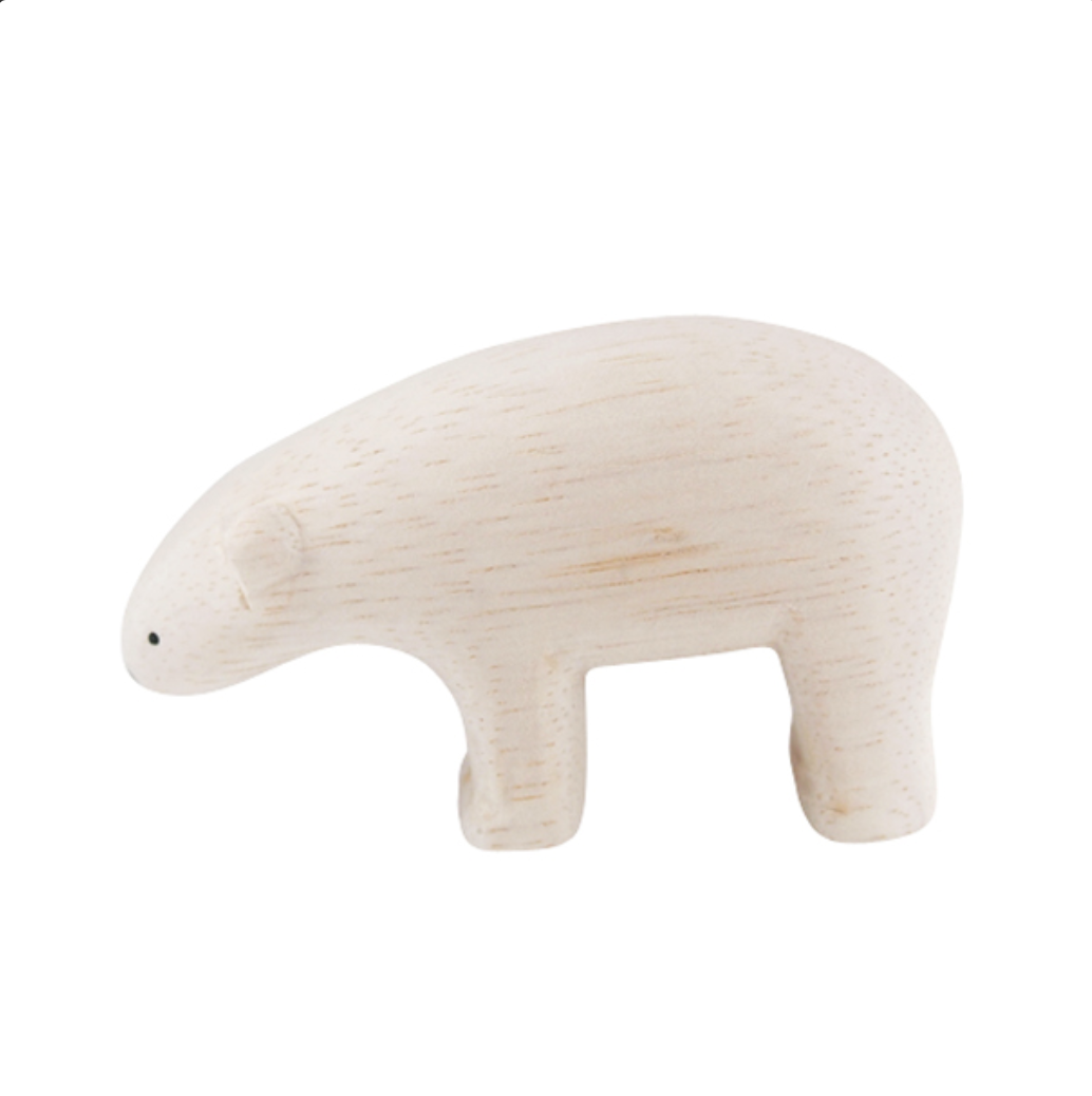 Wooden Animal - Polar Bear