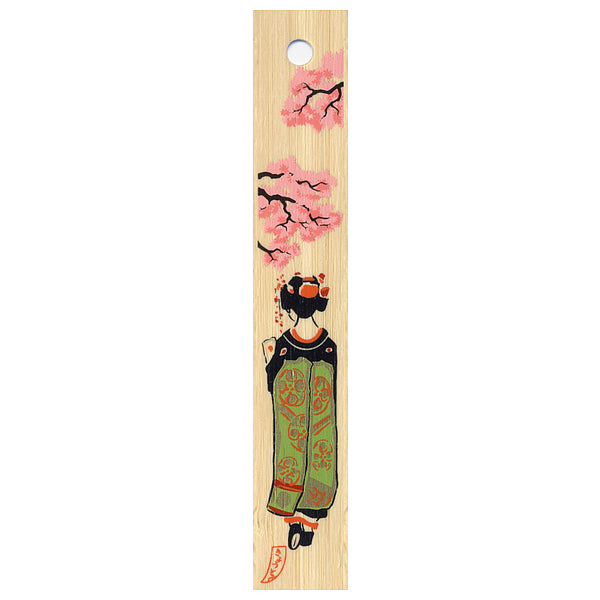 Bamboo Bookmark - Sakura Maiko