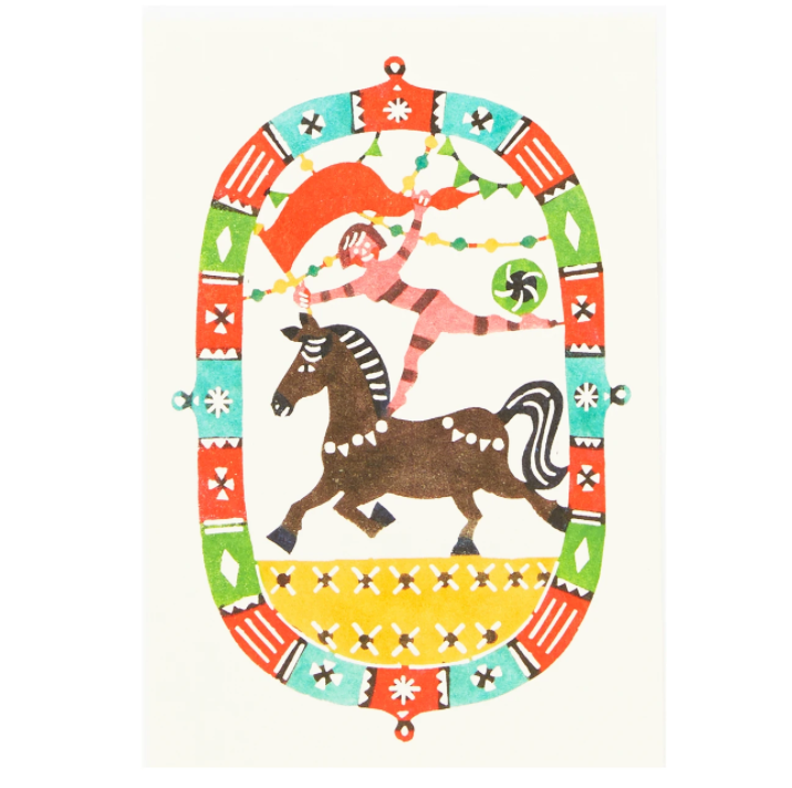 Postcard - Circus Horse