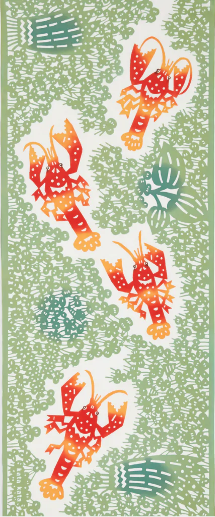 Tenugui Towel - Crawfish