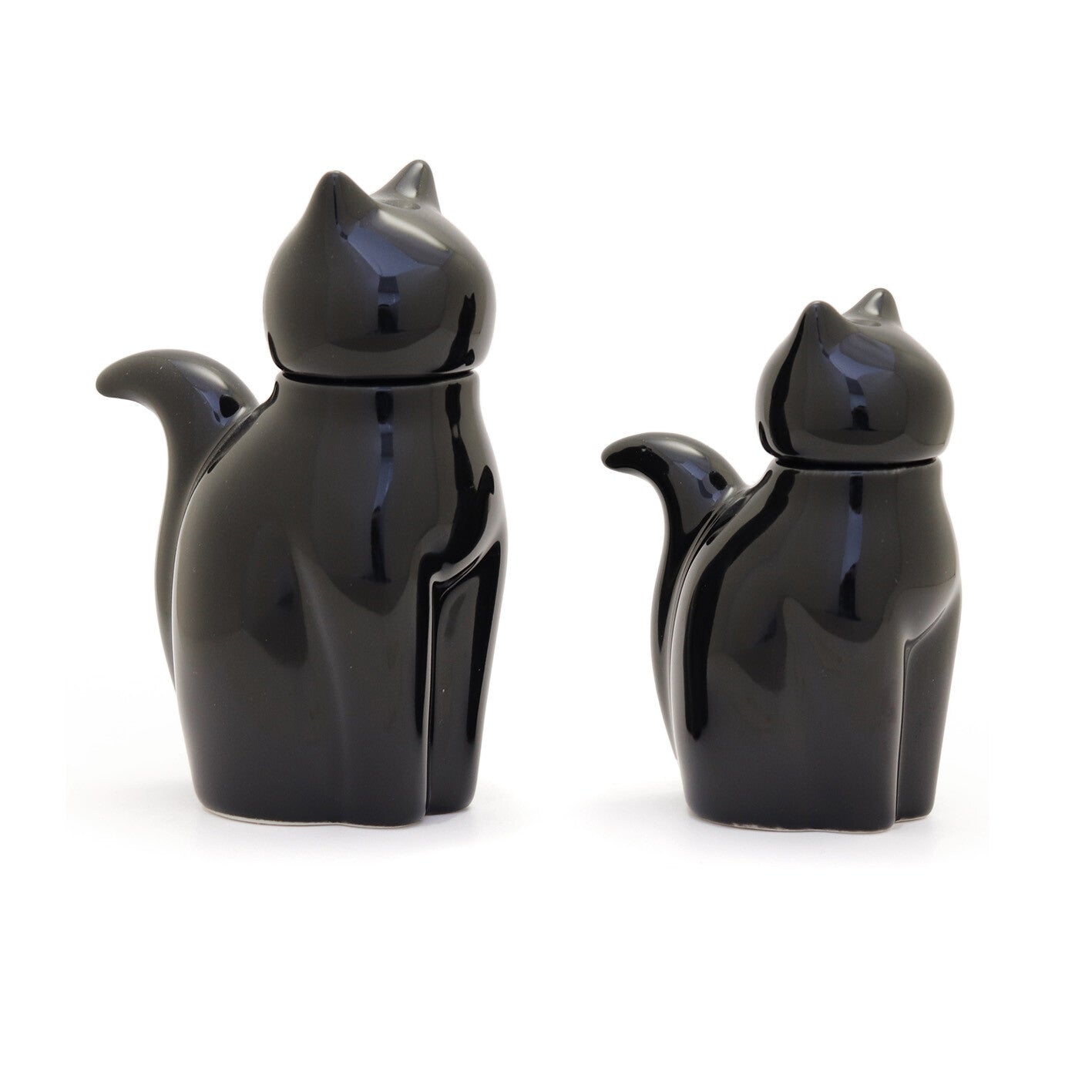 Soy Sauce Pot - Black Cat Large/Small