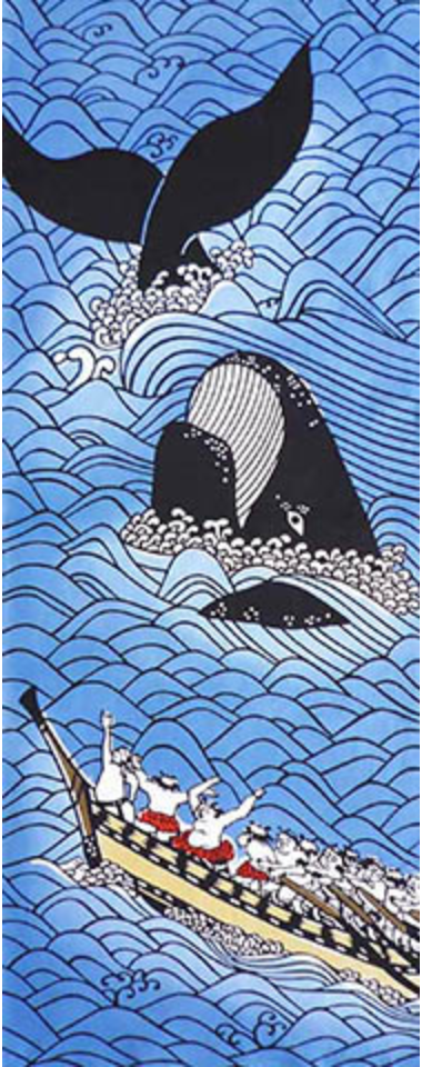 Whaling Tenugui Towel