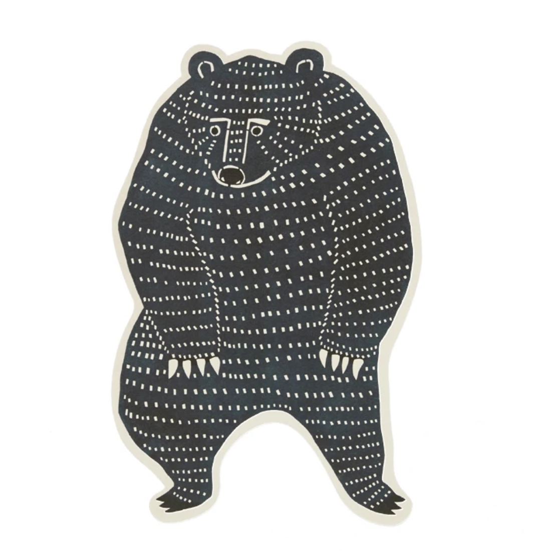 Greeting Card (Die-Cut) - Bear