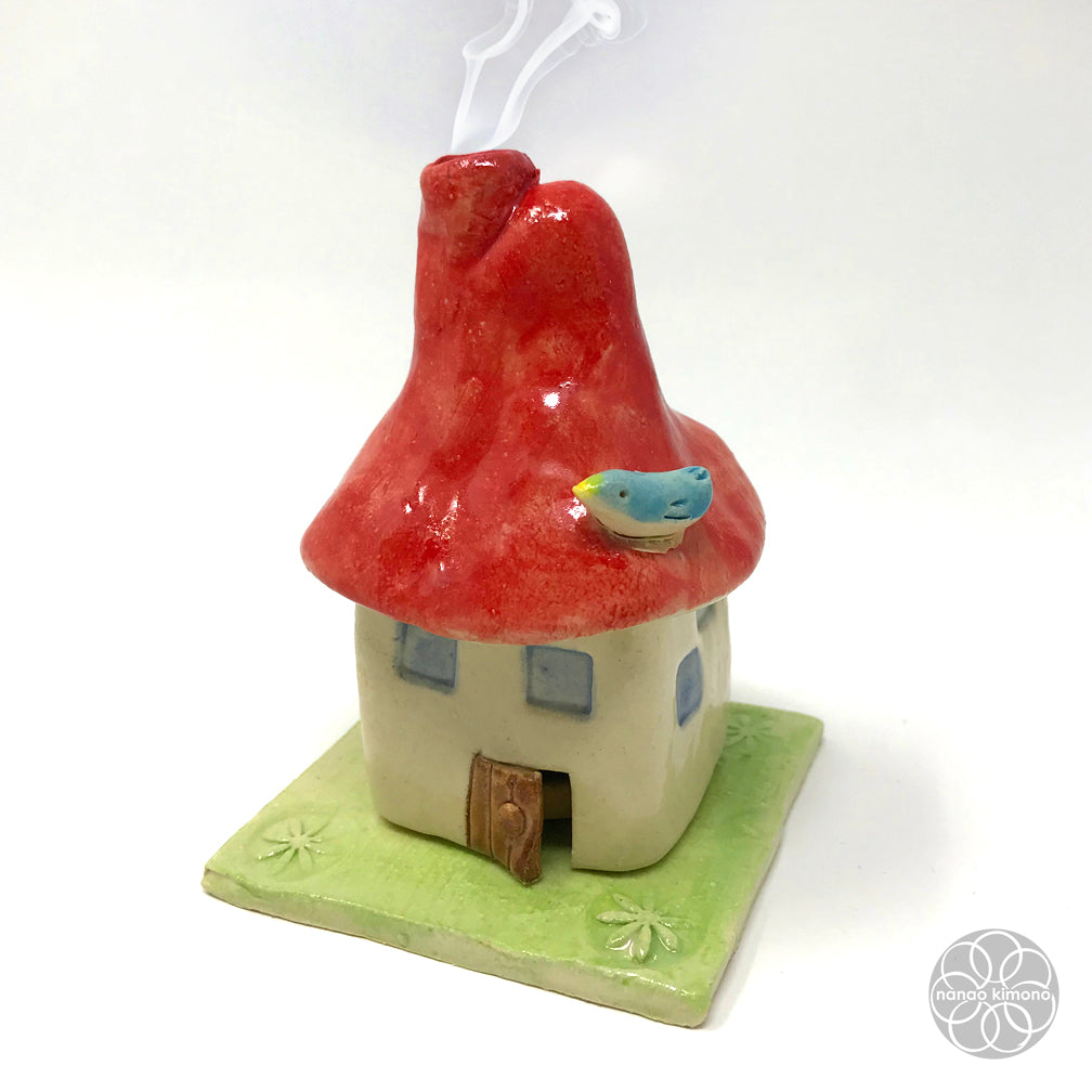 Incense Holder - Chimney Red House