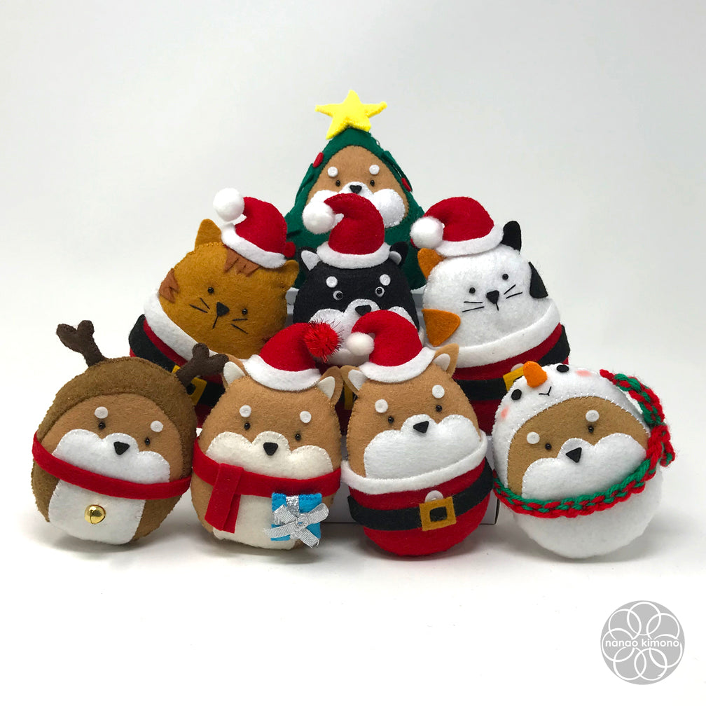 Christmas Ornament - Shiba with present