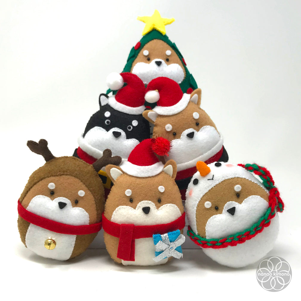 Christmas Ornament - Shiba with present
