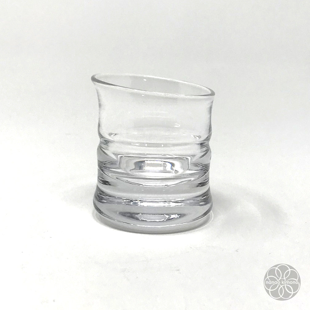 Glass Sake Set - Clear Bamboo