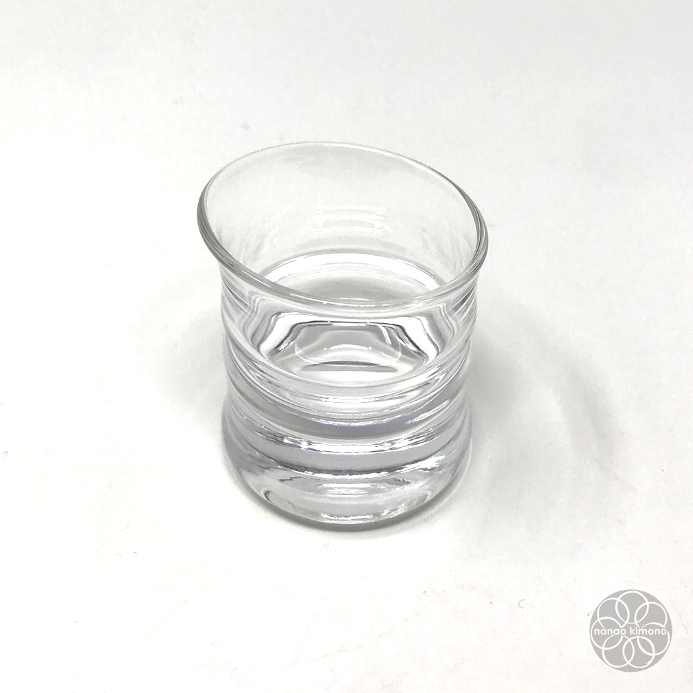 Glass Sake Set - Clear Bamboo