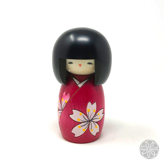 Kokeshi Doll - Cherry Blossom