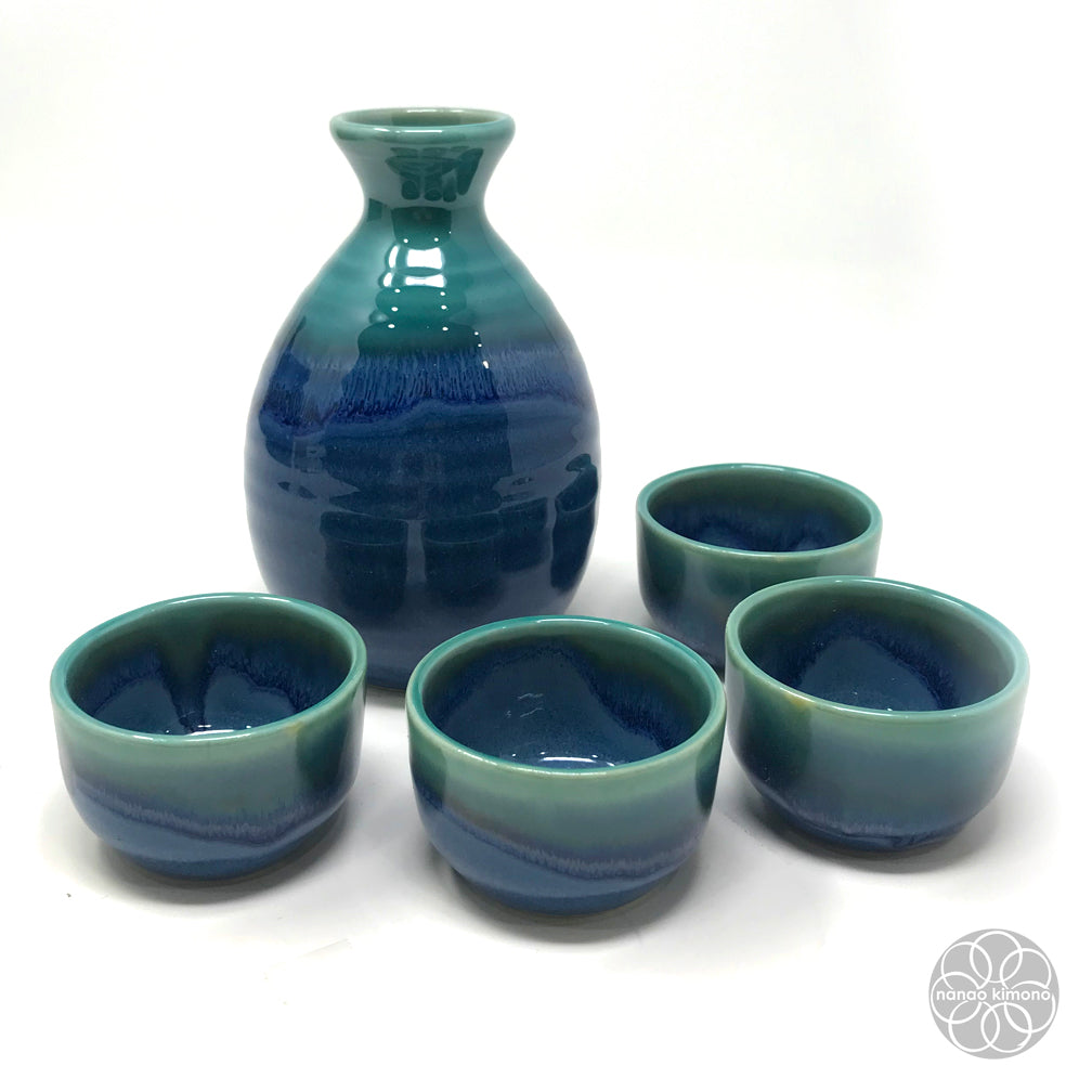 Sake Set - Namako Glass