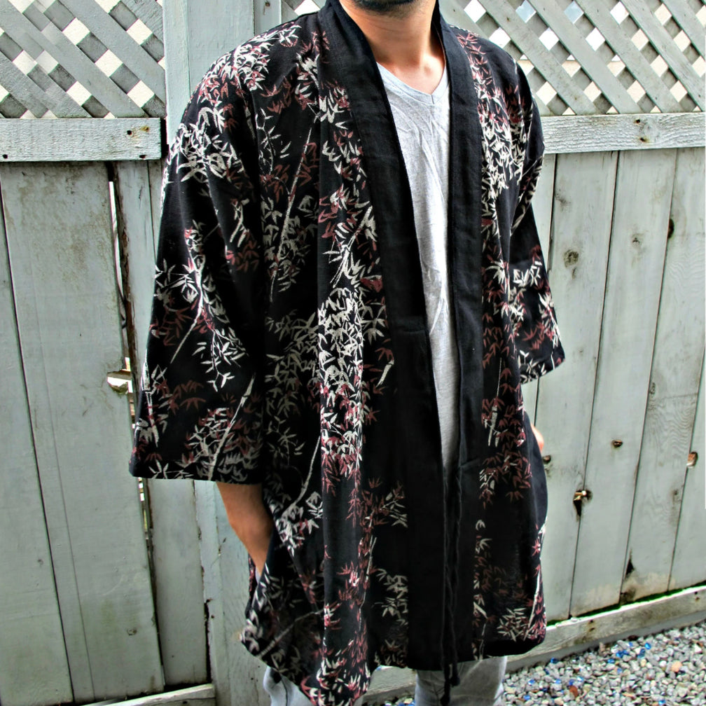 Noragi Kimono - Bamboo Leaves