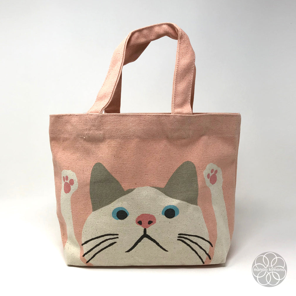 Tote Bag S - Cat Taachan Pink
