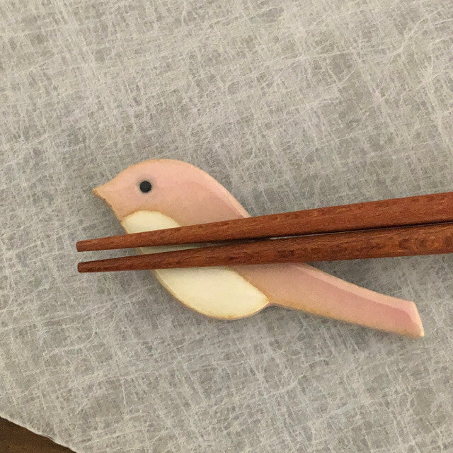 Chopsticks Rest - Bird (Pink)